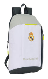MINI MOCHILA CREMALLERA VERTICAL REAL MADRID 1ª EQUIP,25/26 | SAFTA, S,A,